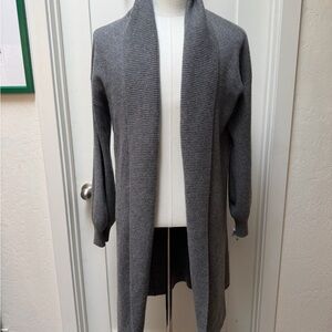 Cashmere Gray Open Front Women's Sweater Size 1X